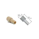 1/4-28；1/16"or1/32"外径管路；本色
