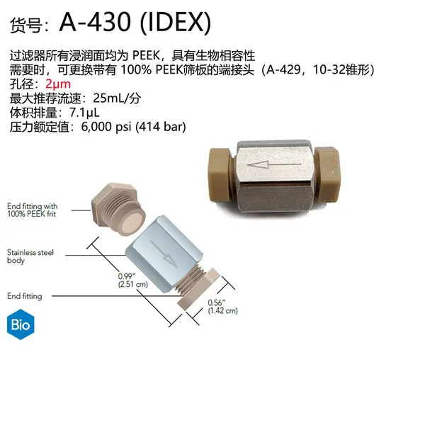 IDEX在线过滤器